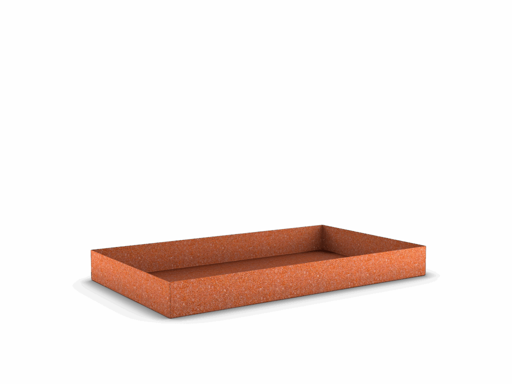 Vattenspegel Balans i corten