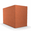 Sopkärlsskydd Large, Medium, Small i corten, modell Rustik