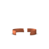 Trädring delad i corten