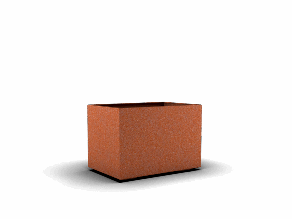 Planteringskärl Rektangel i corten