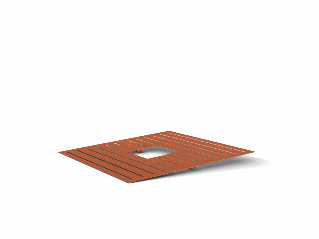 Robotring Kvadrat i corten