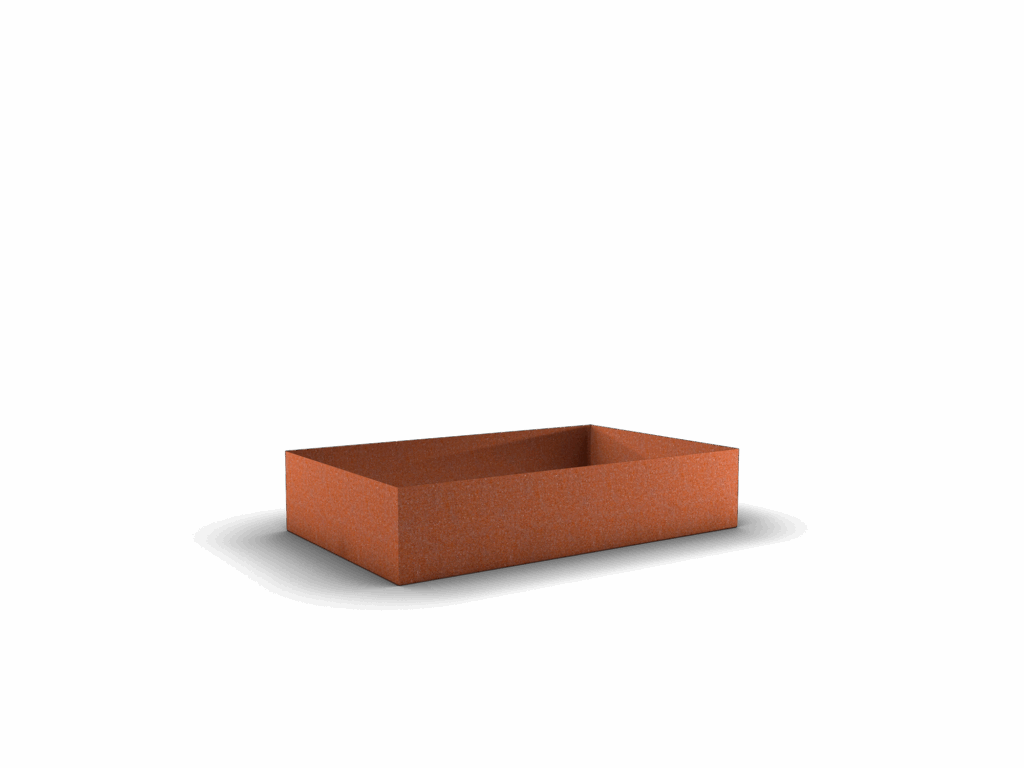 Odlingslåda Standard i corten