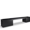 Odlingslåda i modulsystem, modell Form samt bänk i svartlackerat utförande