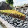Rabattkant i corten, modell Natur