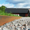 Rabattkant i corten, modell Natur