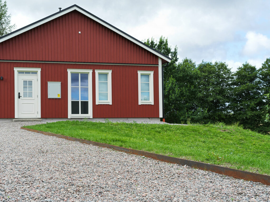 Rabattkant i corten, modell Natur