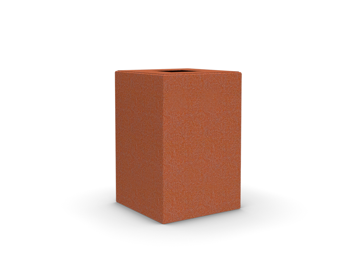 Tillbehör Eldstad Rustik, Kub i corten