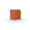 Rabattkant i corten vinkel 60° ytter
