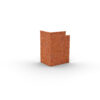Rabattkant i corten vinkel 90° inner