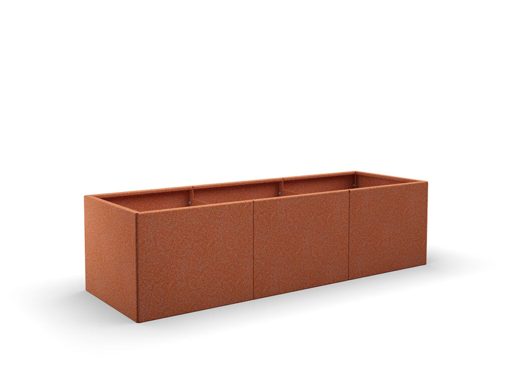 Odlingslåda modul Form corten