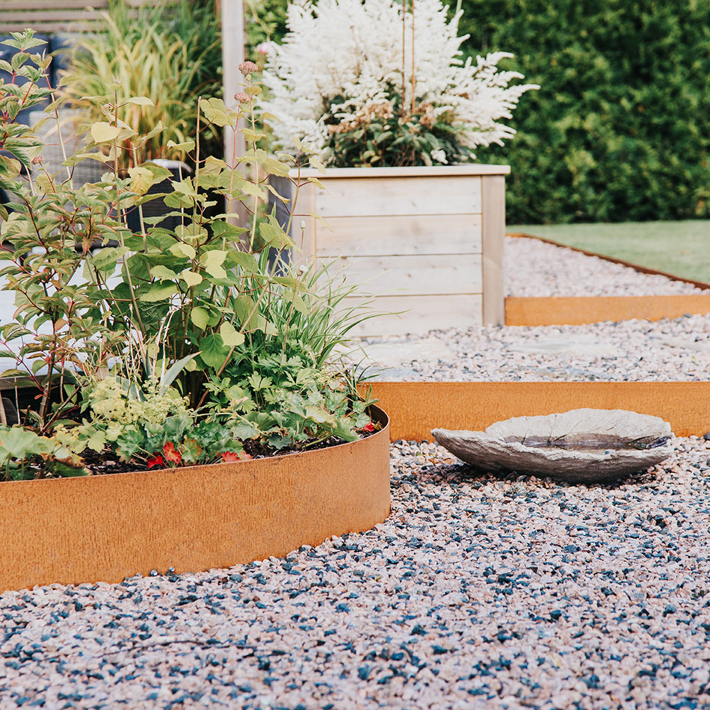 Rabattkanter i corten