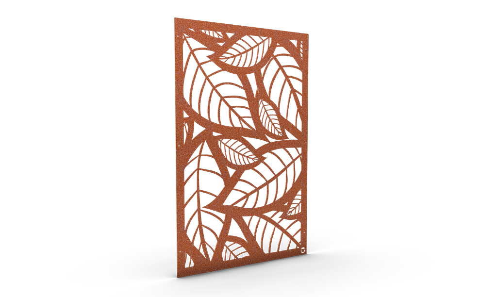 Avskärmare i cortenstål