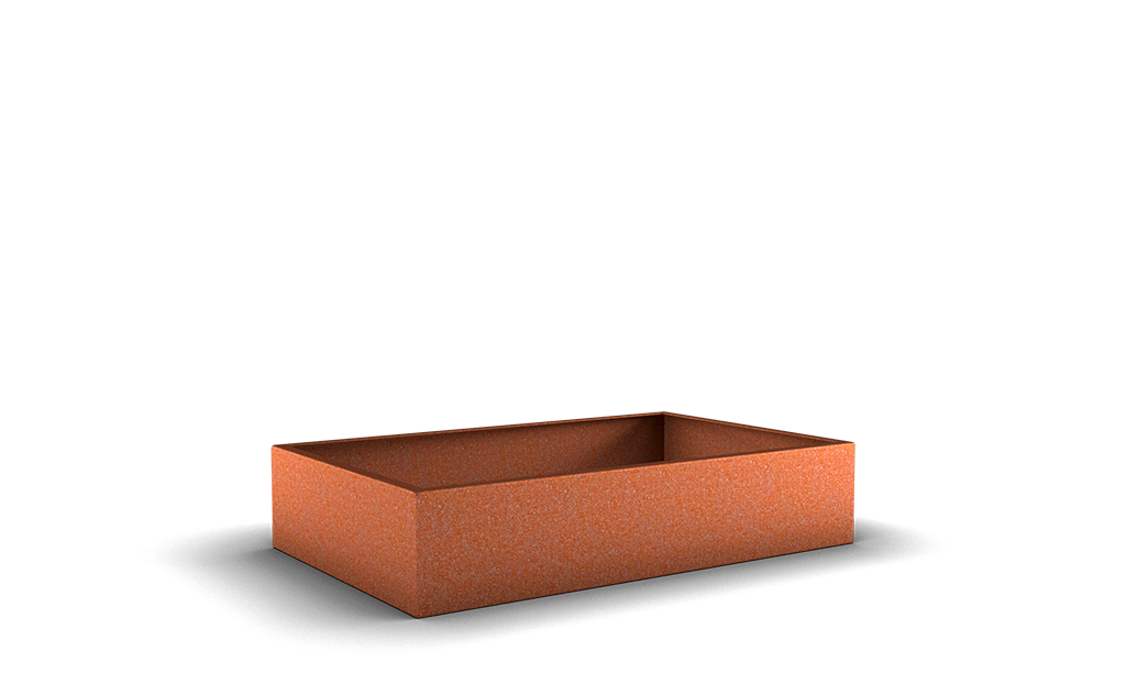 Odlingslåda i cortenstål