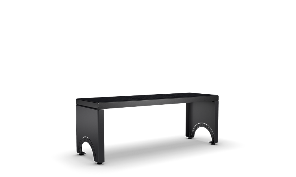 Utemöbler i lackerat stål